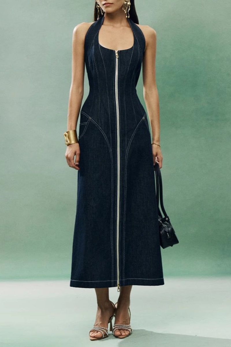 01_c6a8b011-3316-4b05-9f12-2b6e8dc76088 DENIM PATCHWORK MAXI DRESS, CASUAL