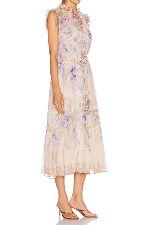 DAWNING FLUTTER DRESS: A-LINE MINI FOR WEDDING GUEST