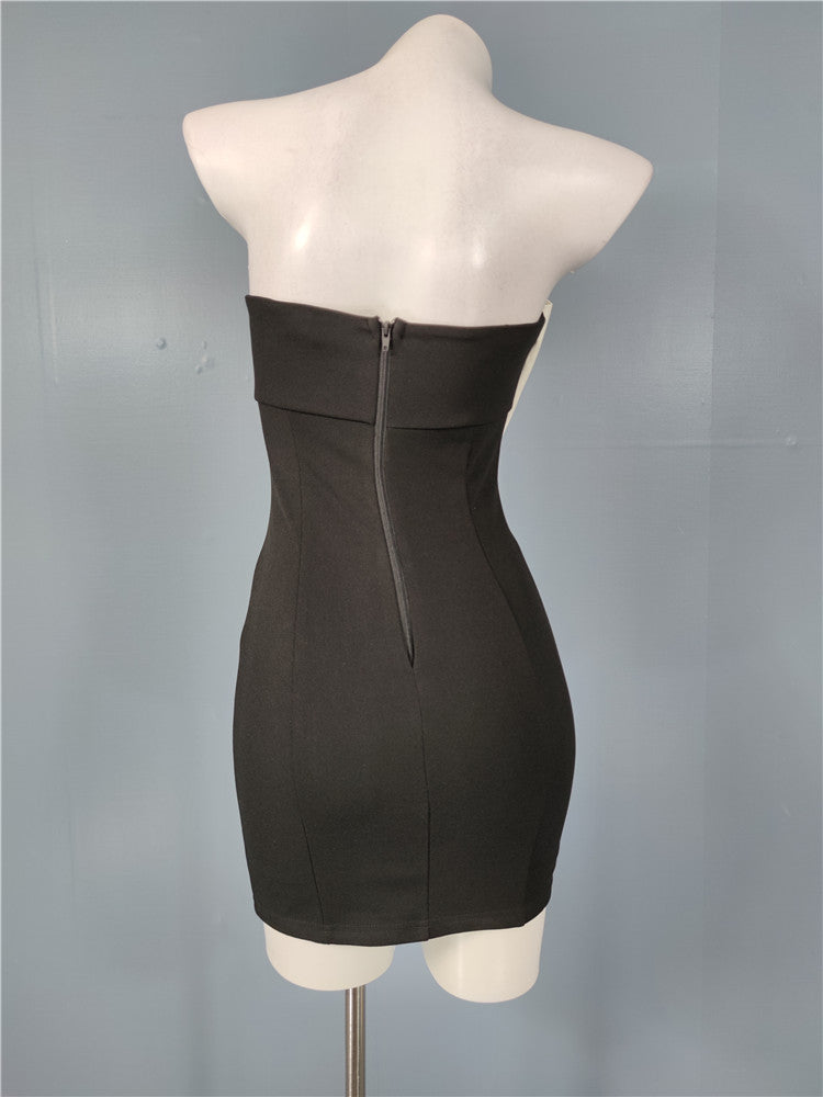 SATIN BOW BODYCON MINI DRESS, PARTY