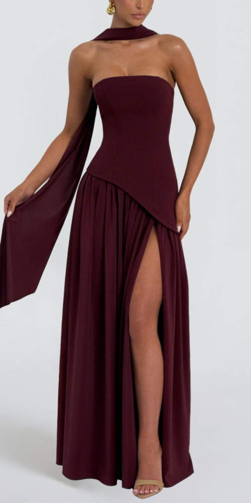 Maliyah Maxi Dress - Cherry Lacquer Maliyah Maxi Dress - Cherry Lacquer
