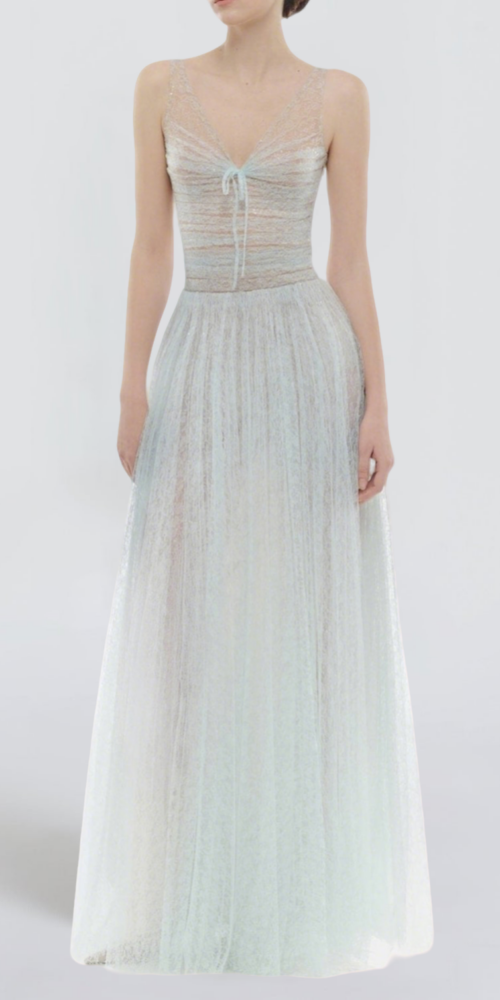 monica blue draped tulle fishbone maxi dress monica blue draped tulle fishbone maxi dress