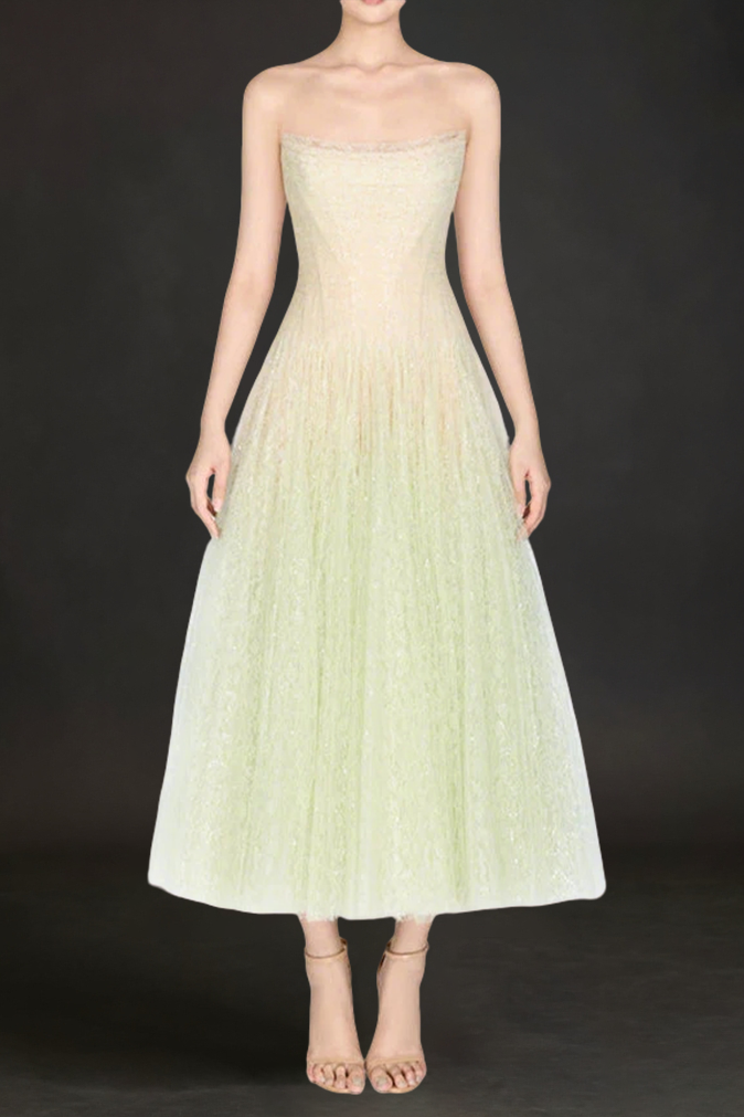 0393154819-4-835B3FFEB7B1D4 MINT DRAPED LACE MIDI DRESS FOR WEDDING