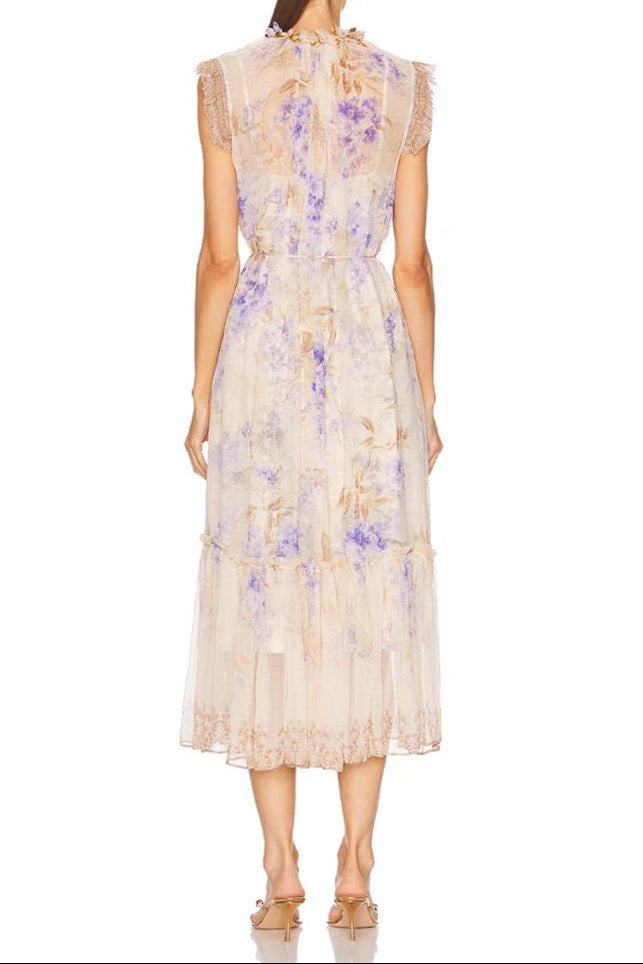 DAWNING FLUTTER DRESS: A-LINE MINI FOR WEDDING GUEST