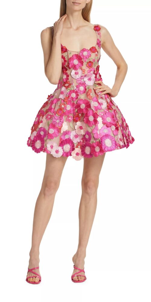 FLORAL MINI DRESS