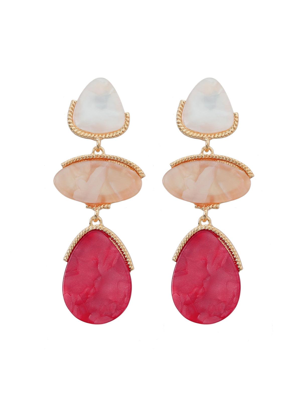 CAMBER MULTI LAYERS ACRYLIC EARRINGS