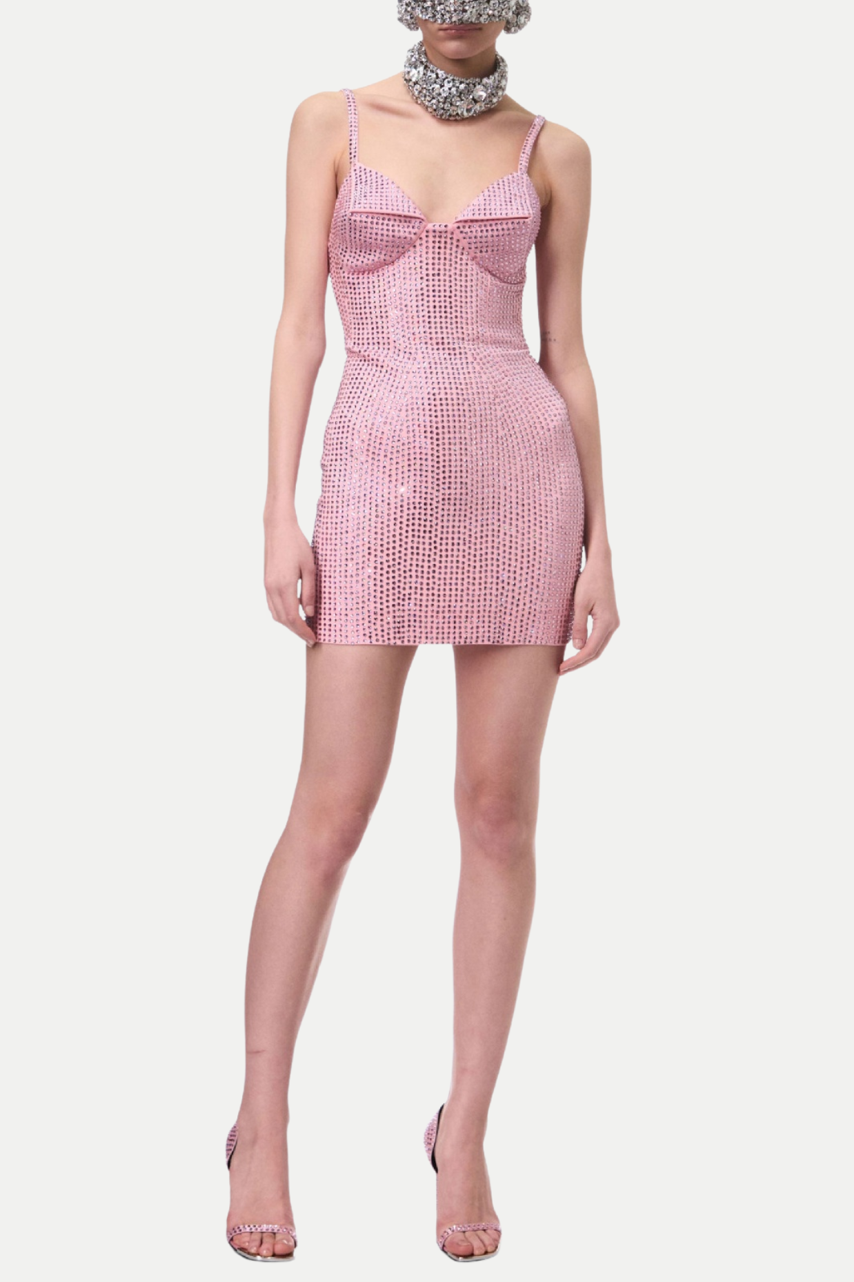 DAMLA SEQUIN EMBELLISHED MINI DRESS
