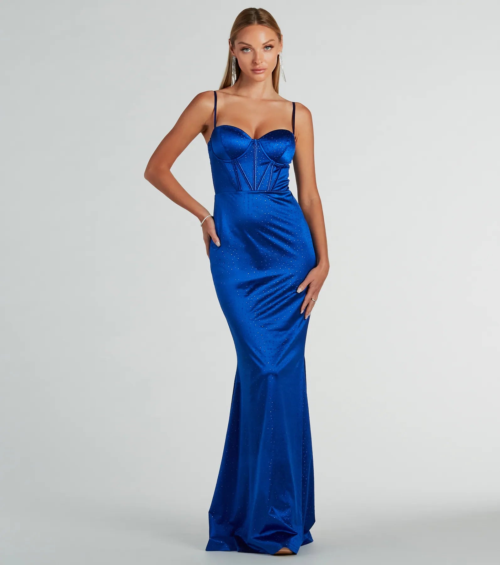 05002-8350_1_ROYAL_JaidenBustierRhinestoneSatinFormalDress JAIDEN RHINESTONE SATIN FORMAL BUSTIER DRESS