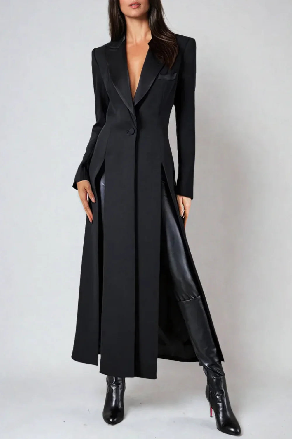 ESTELLE LAPEL SPLIT COAT