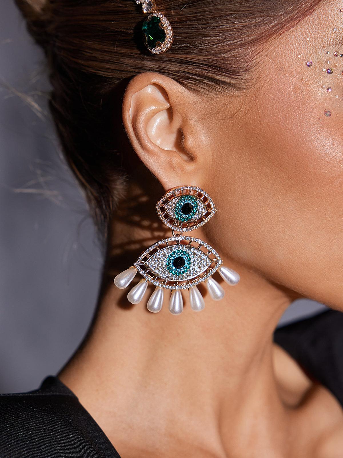 EYE PEARLS EARRINGS