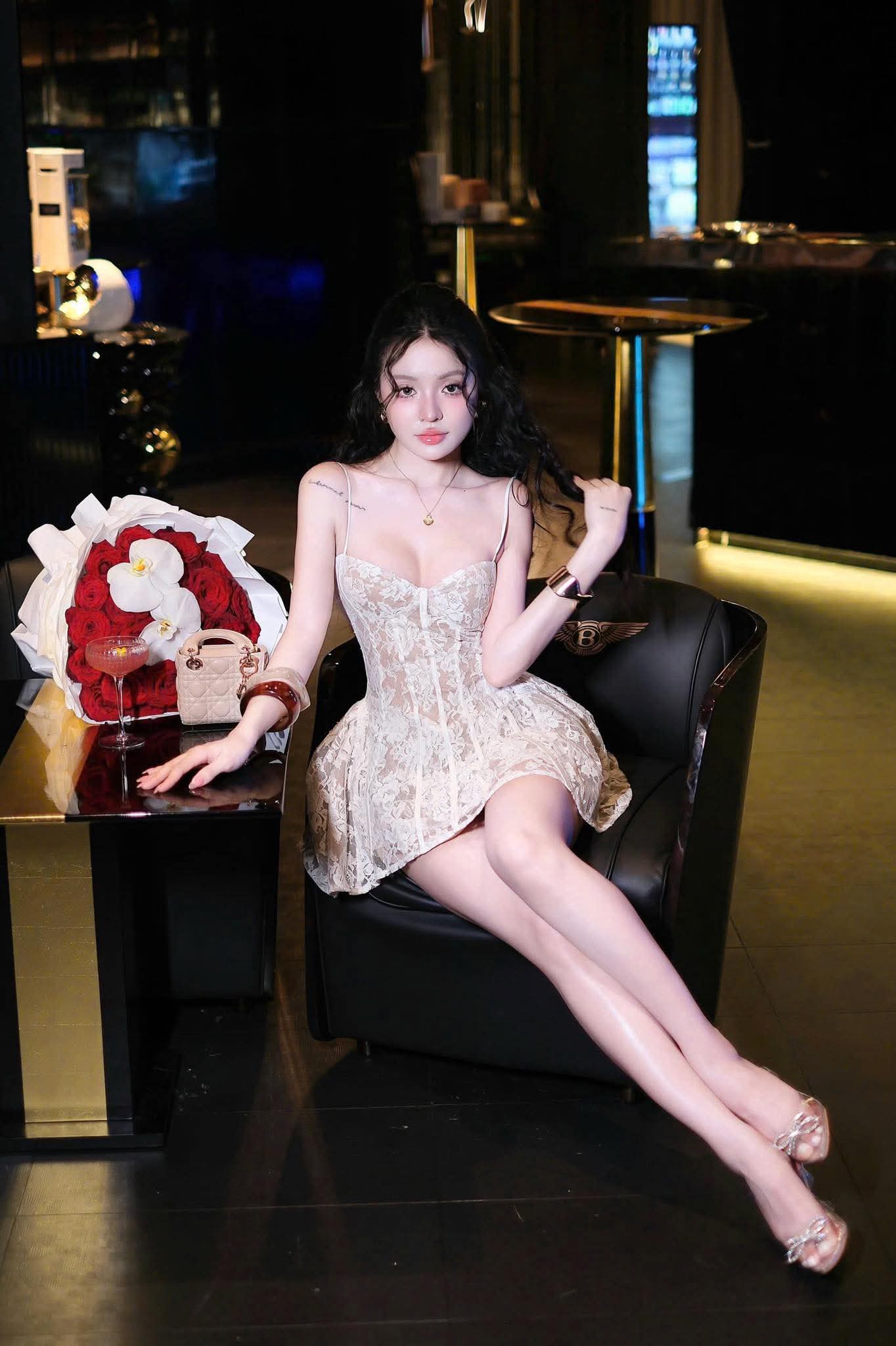 ALESSIA LACE MINI DRESS FOR COCKTAIL PARTY