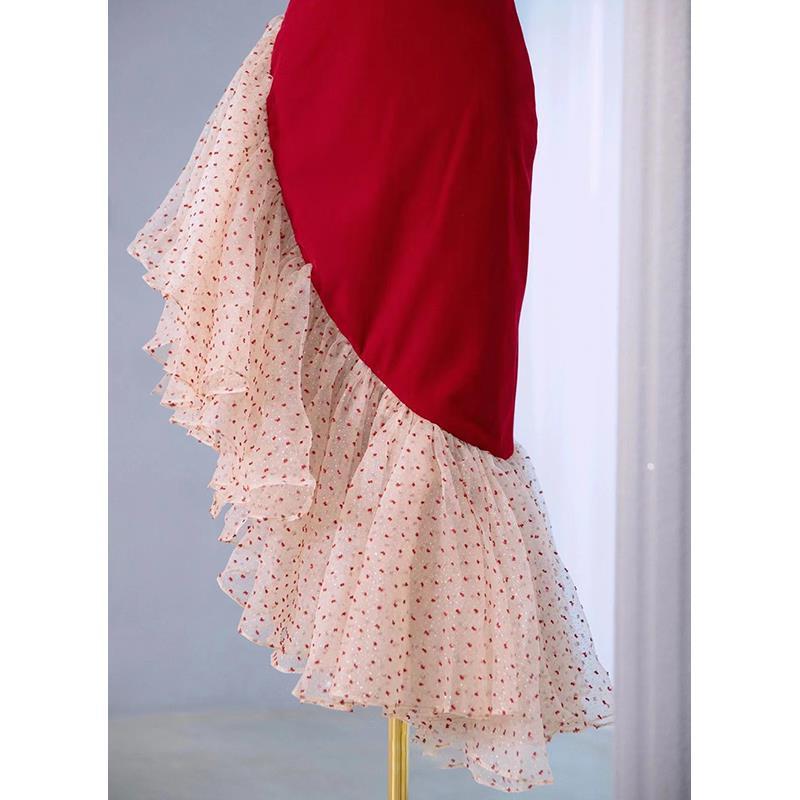 05_a7d02a72-4c4a-456d-b56f-803ed4ced8d8 BURGUNDY SUSPENDER MIDI DRESS FOR WEDDING GUEST