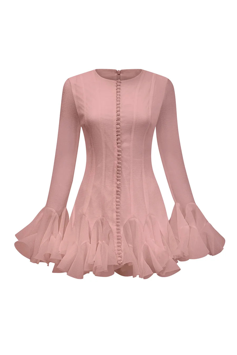 JOCELYN RUFFLED MINI DRESS FOR PARTIES