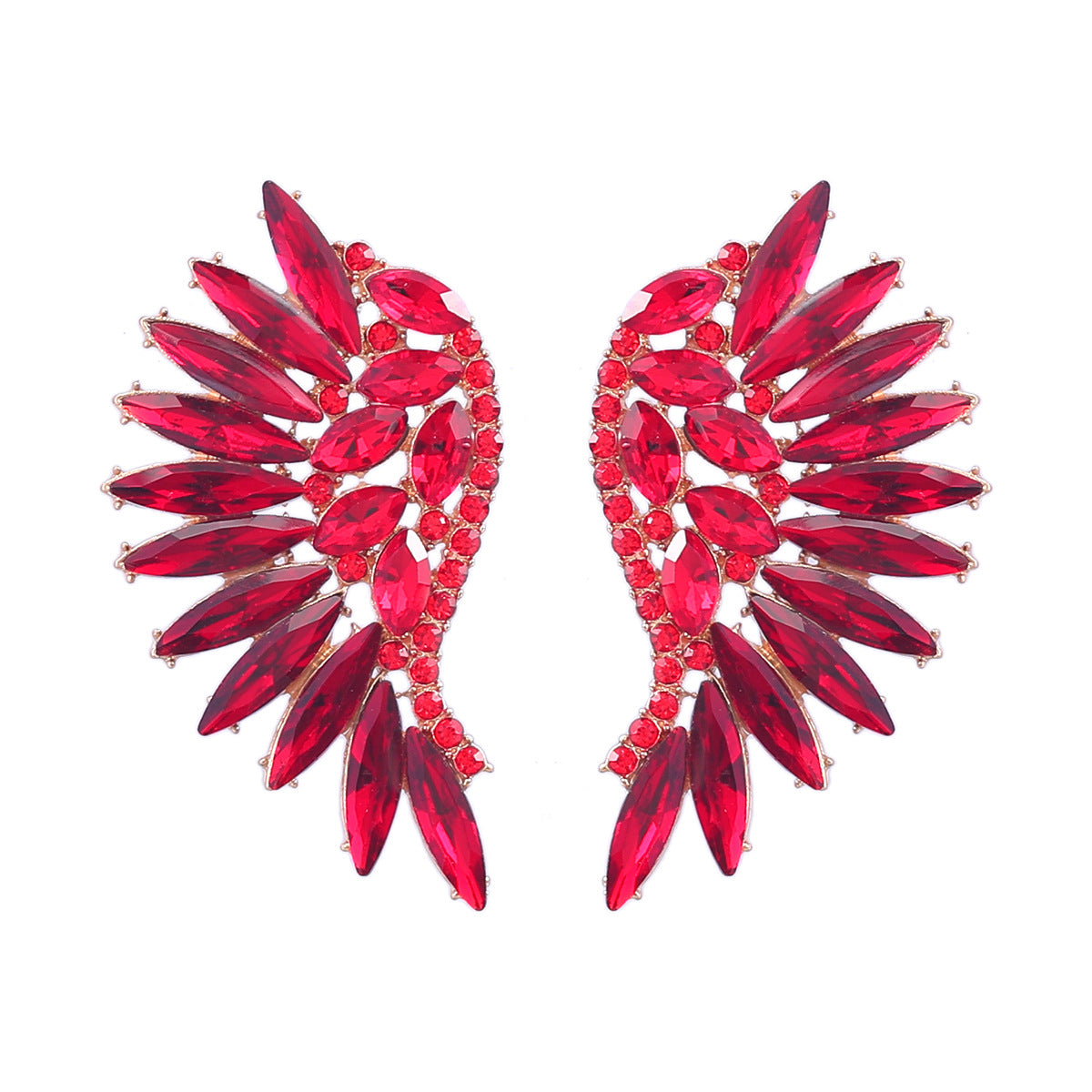RAINBOW CRYSTAL DROP EARRINGS FOR PARTY