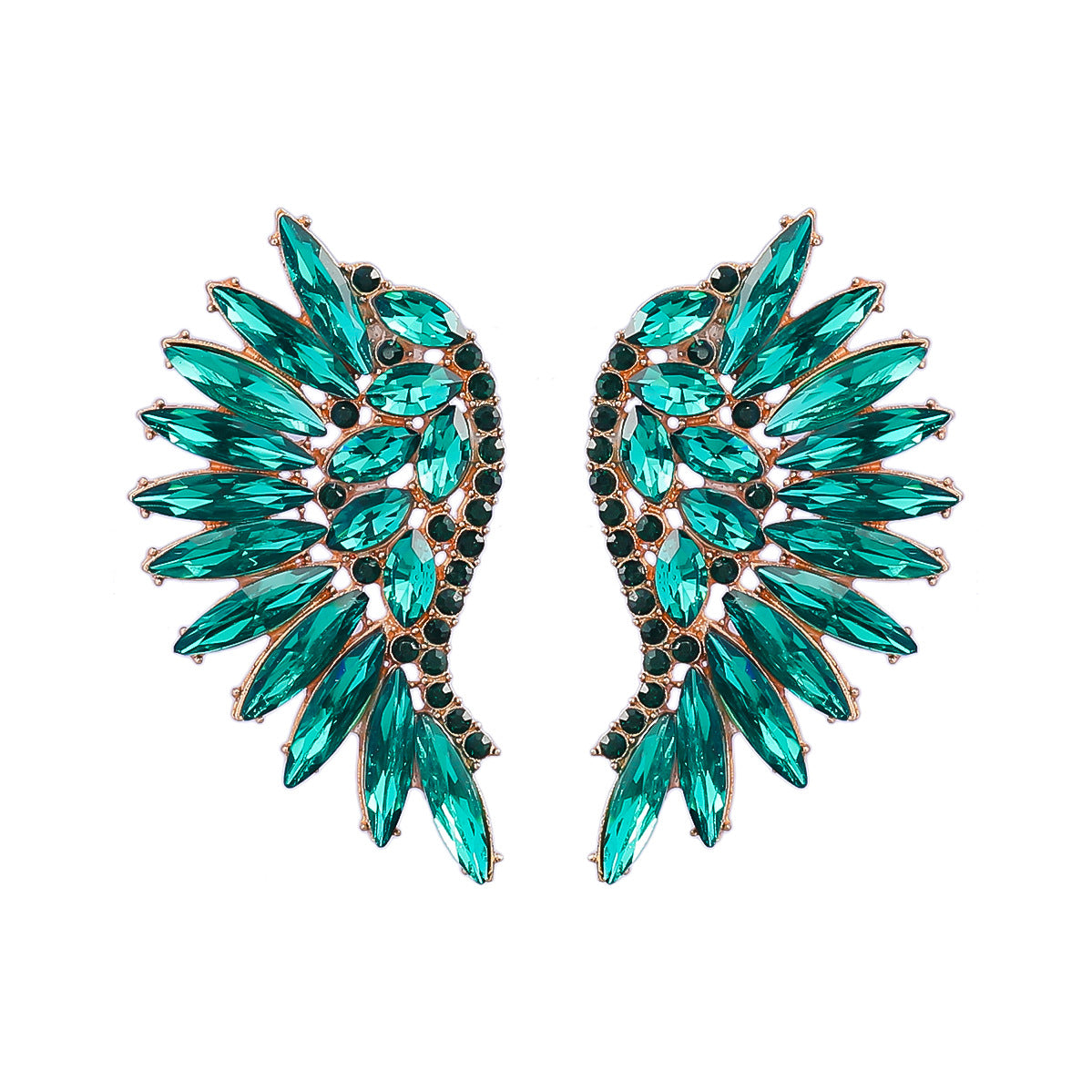 RAINBOW CRYSTAL DROP EARRINGS FOR PARTY