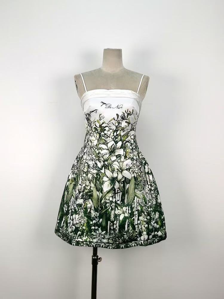 A-LINE TWISTED MINI DRESS, STRAIGHT NECK, PARTY