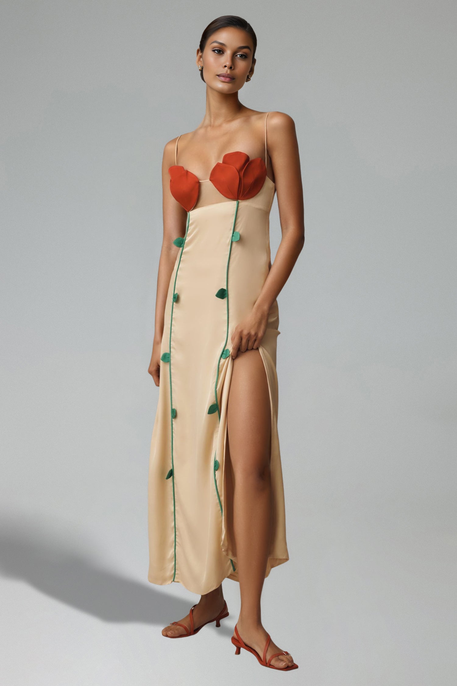 TERSA FLORAL TUBE MAXI DRESS FOR SUMMER