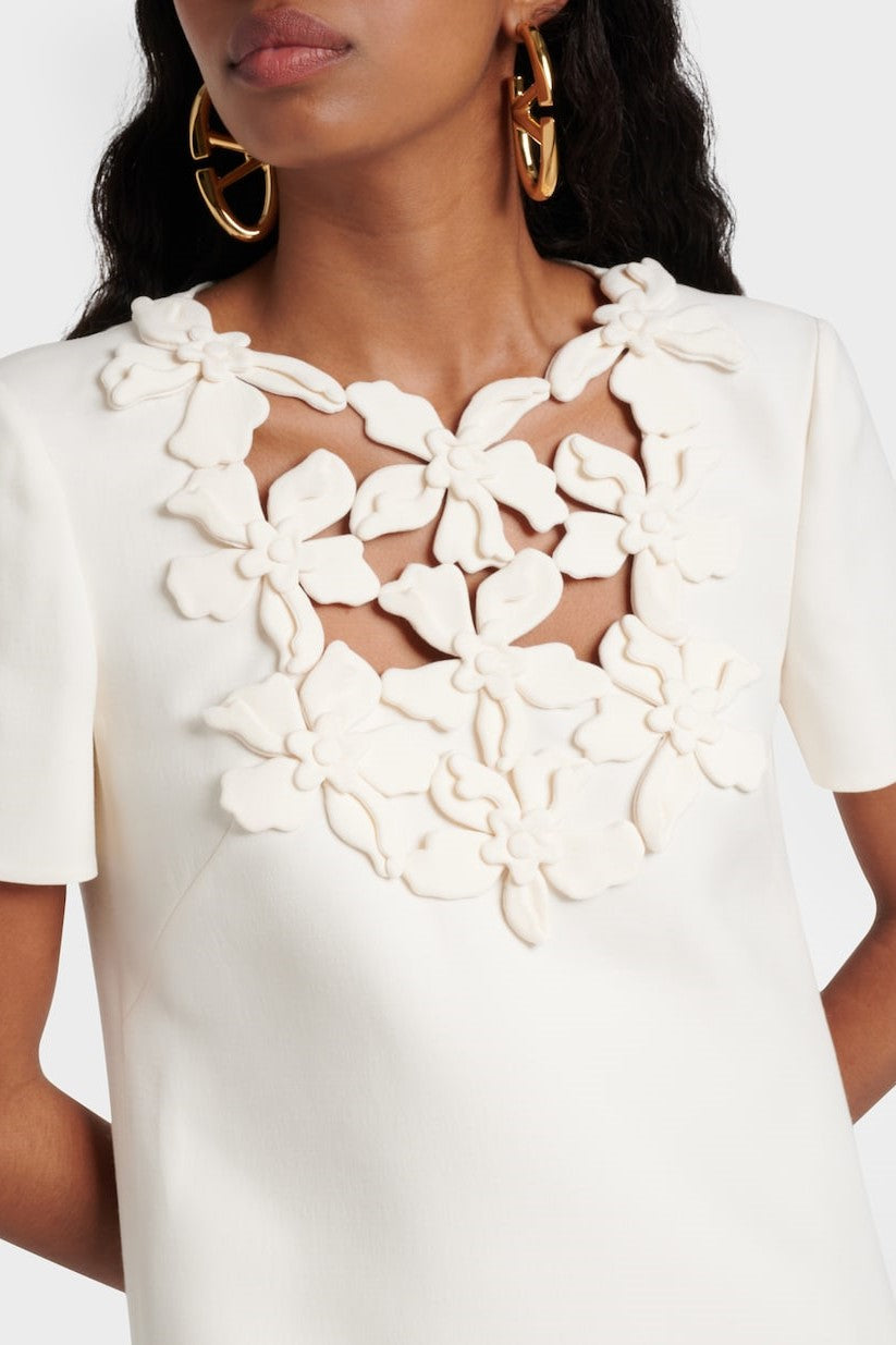 JULIETE FLORAL MINI DRESS SHORT SLEEVES COCKTAIL