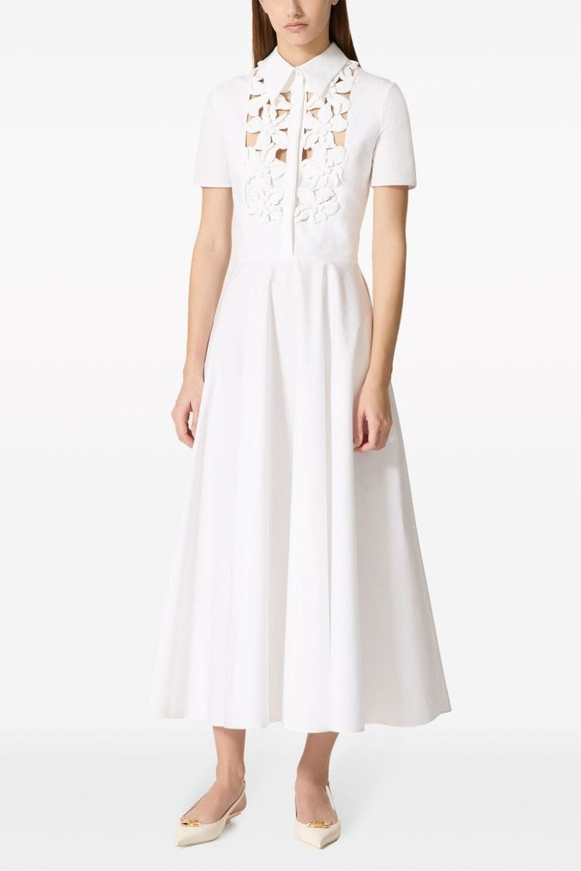 JULIETE FLORAL CUTOUT MAXI DRESS FOR PARTY