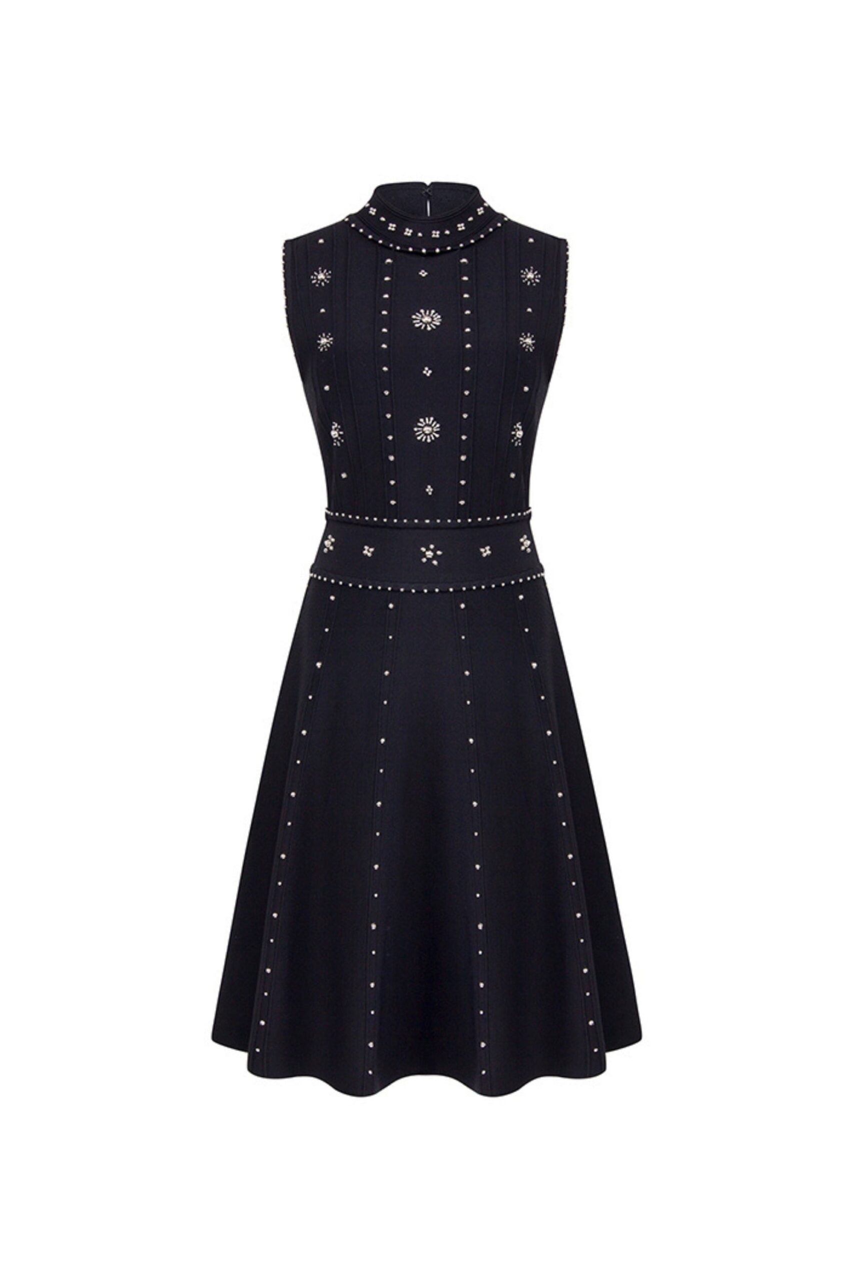 10_393b6c65-7570-4e95-a0e1-cd6c9c4c02d3 EMBELLISHED SLEEVELESS MIDI DRESS BLACK