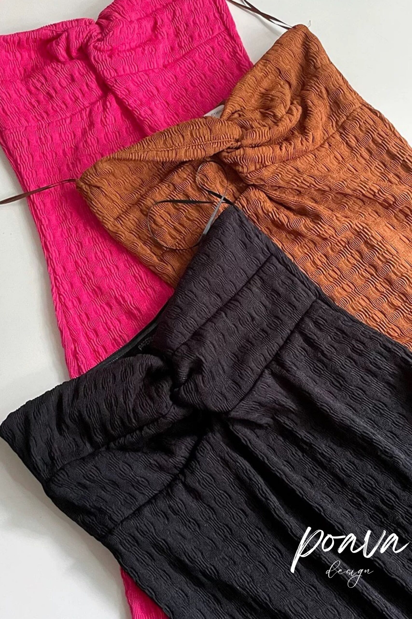TEXTURED STRAPLESS MINI DRESS FOR PARTY