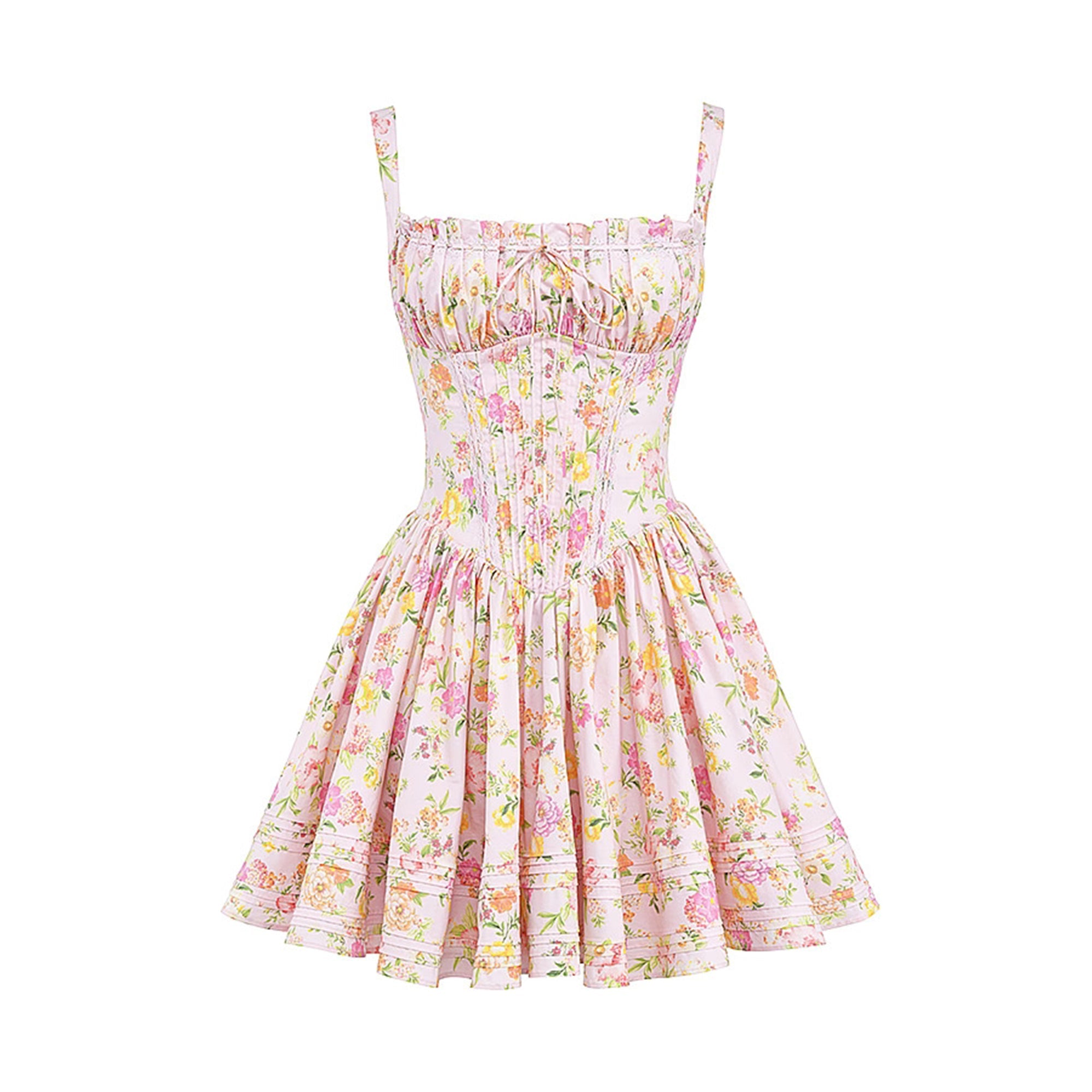KARA FLORAL MINI DRESS FOR SUMMER PARTIES