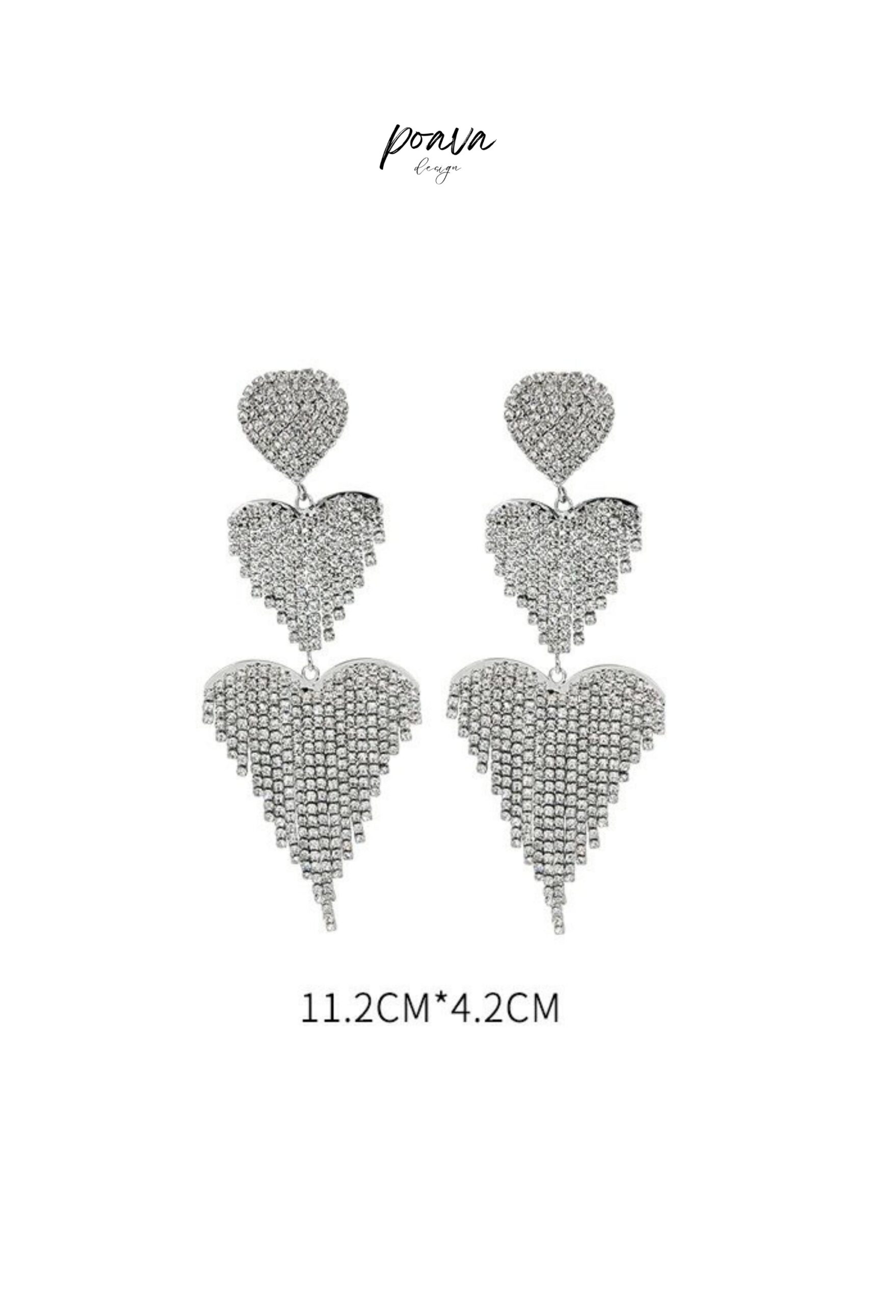 CRYSTAL DROP EARRINGS FOR WEDDING PARTY GLAM