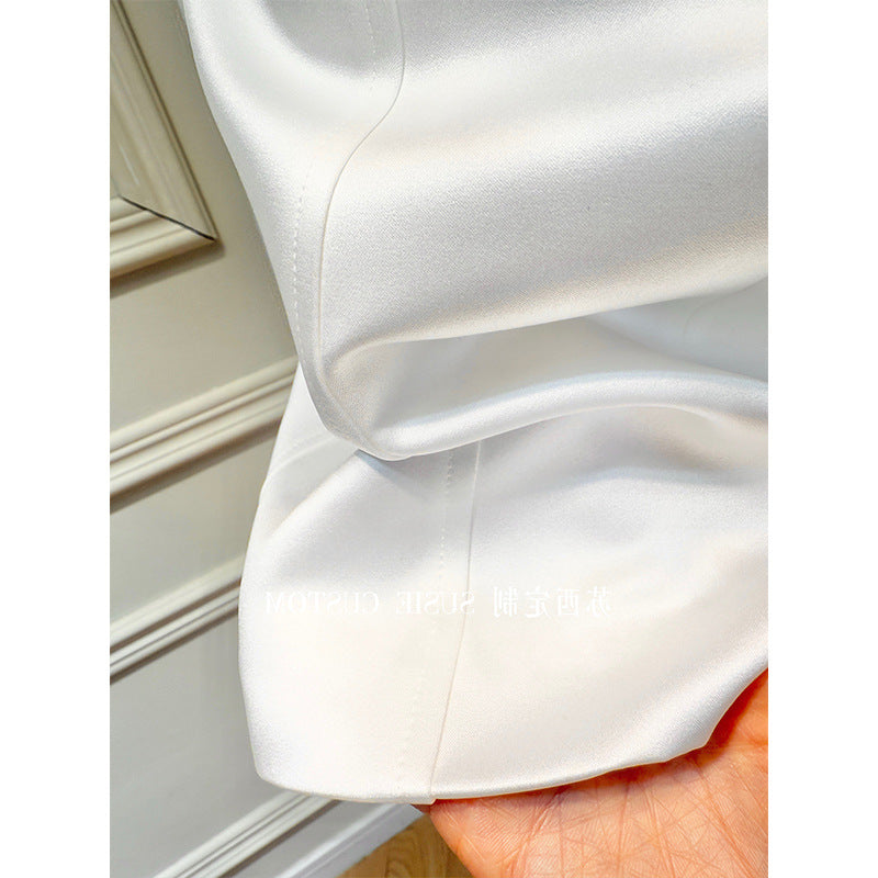WHITE BOW STRAPLESS MINI DRESS, COCKTAIL PARTY