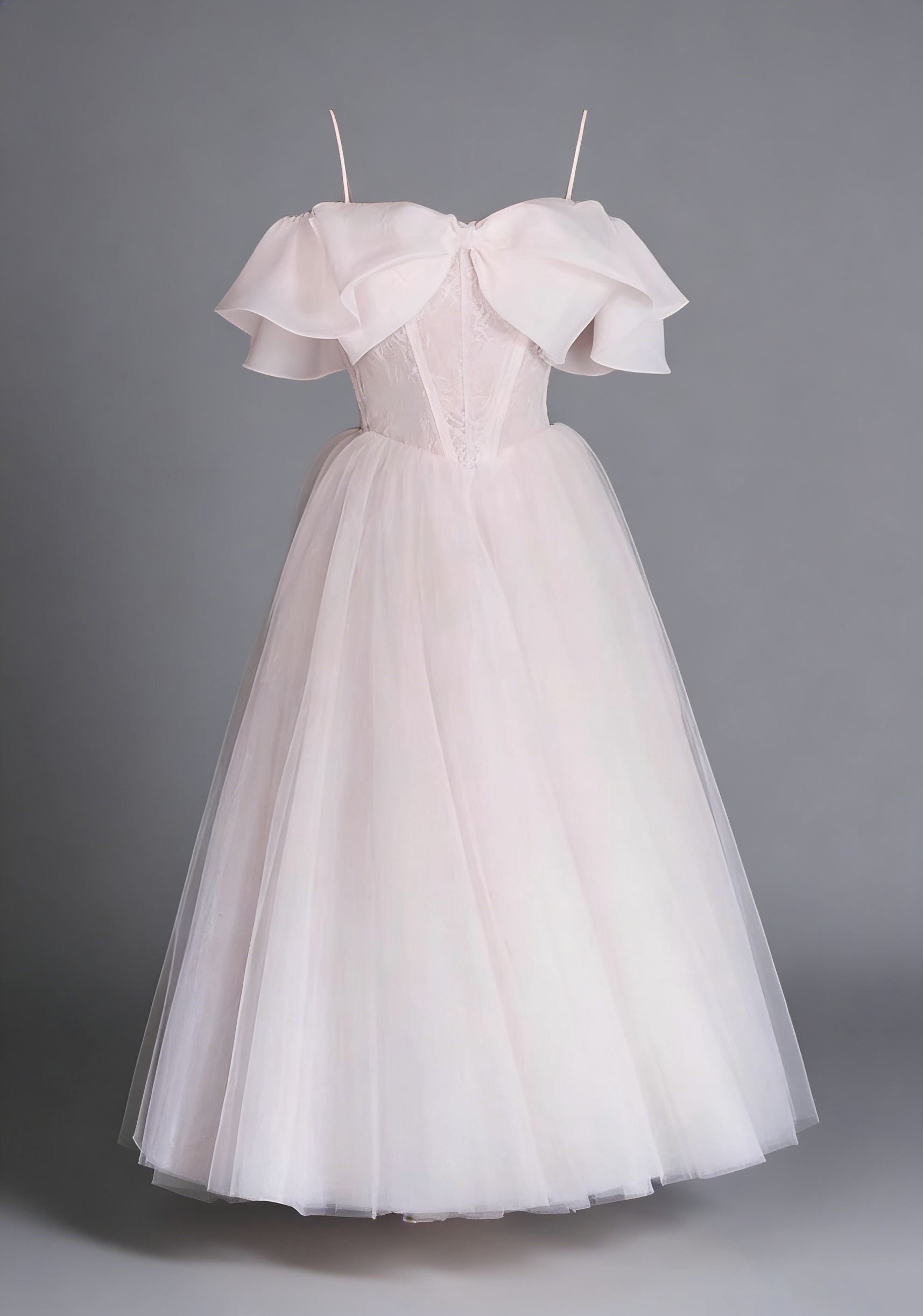 SEBASTIANE WHITE RUFFLED ONE-SHOULDER MIDI DRESS