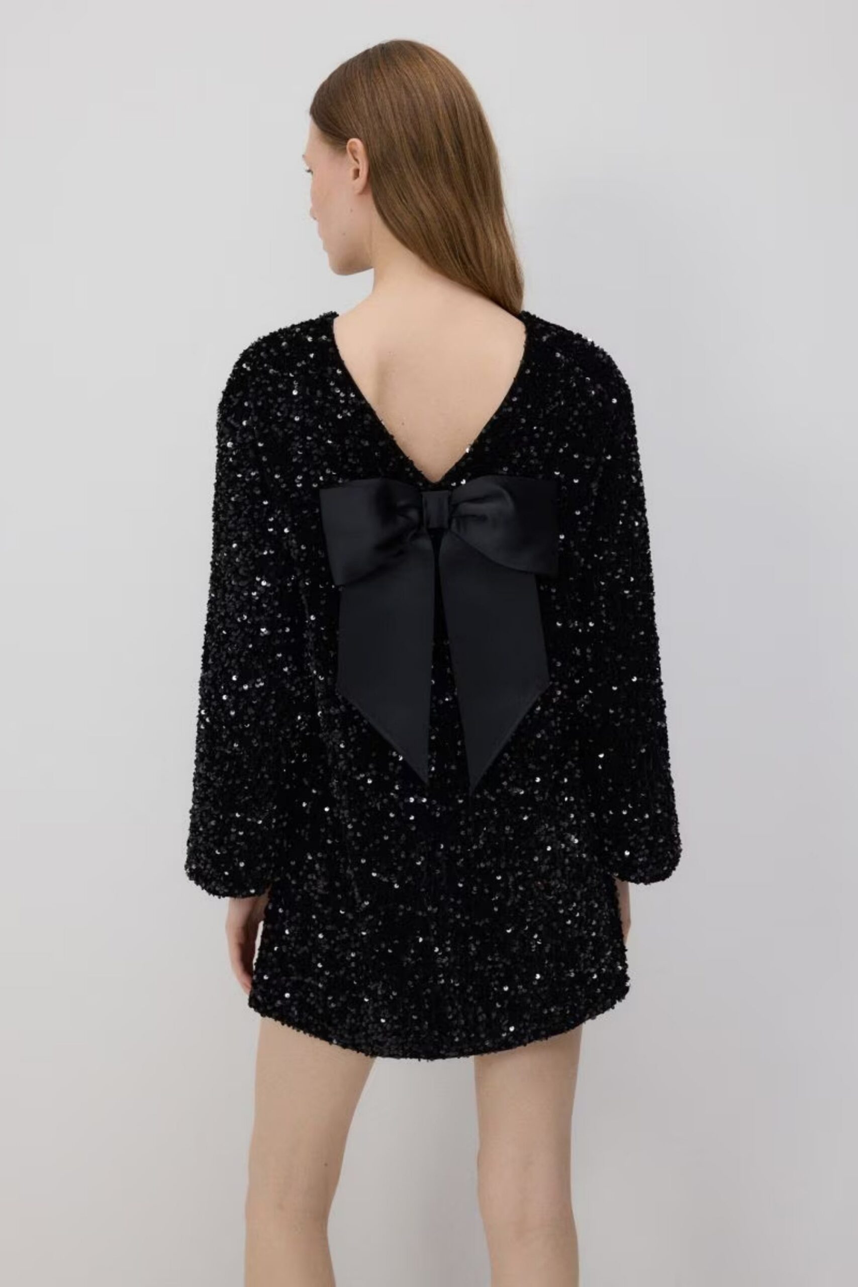 BACK BOW DRESS - ELEGANT A-LINE COCKTAIL