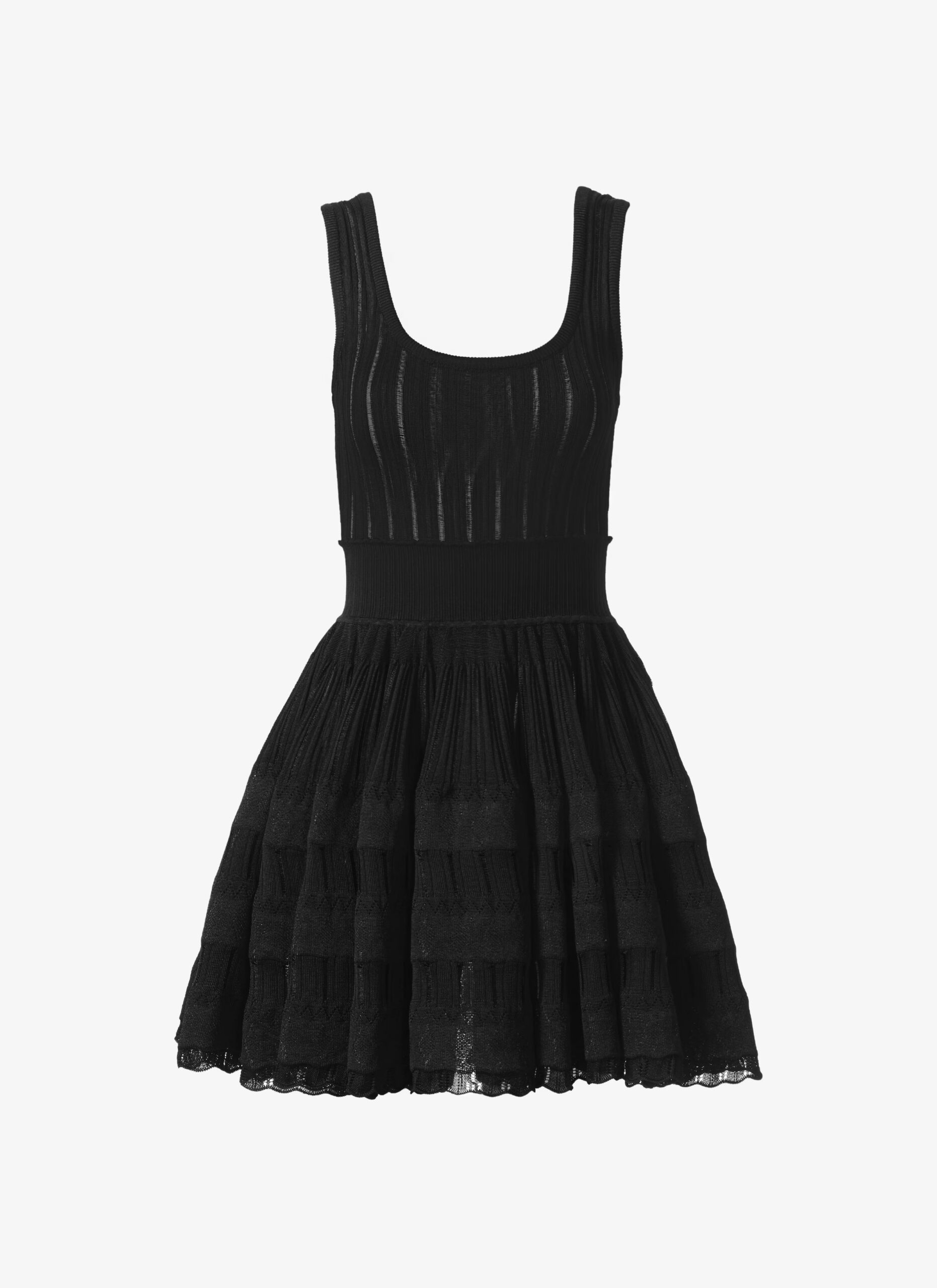 RIBBED MINI DRESS, BLACK POINTELLE, CASUAL NIGHT OUT