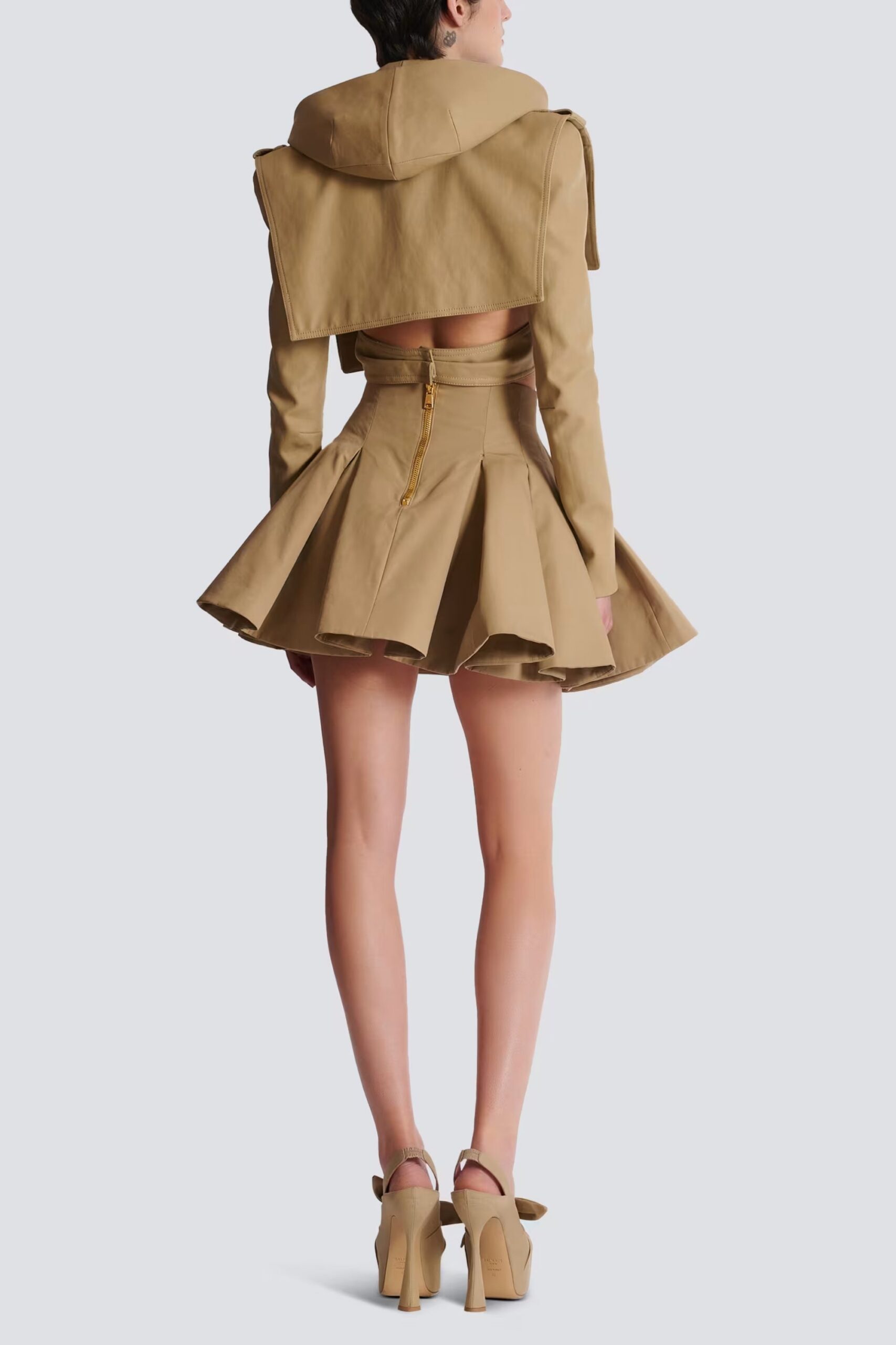 FLARED PLEATED MIDI SKIRT FOR WEDDING GUEST