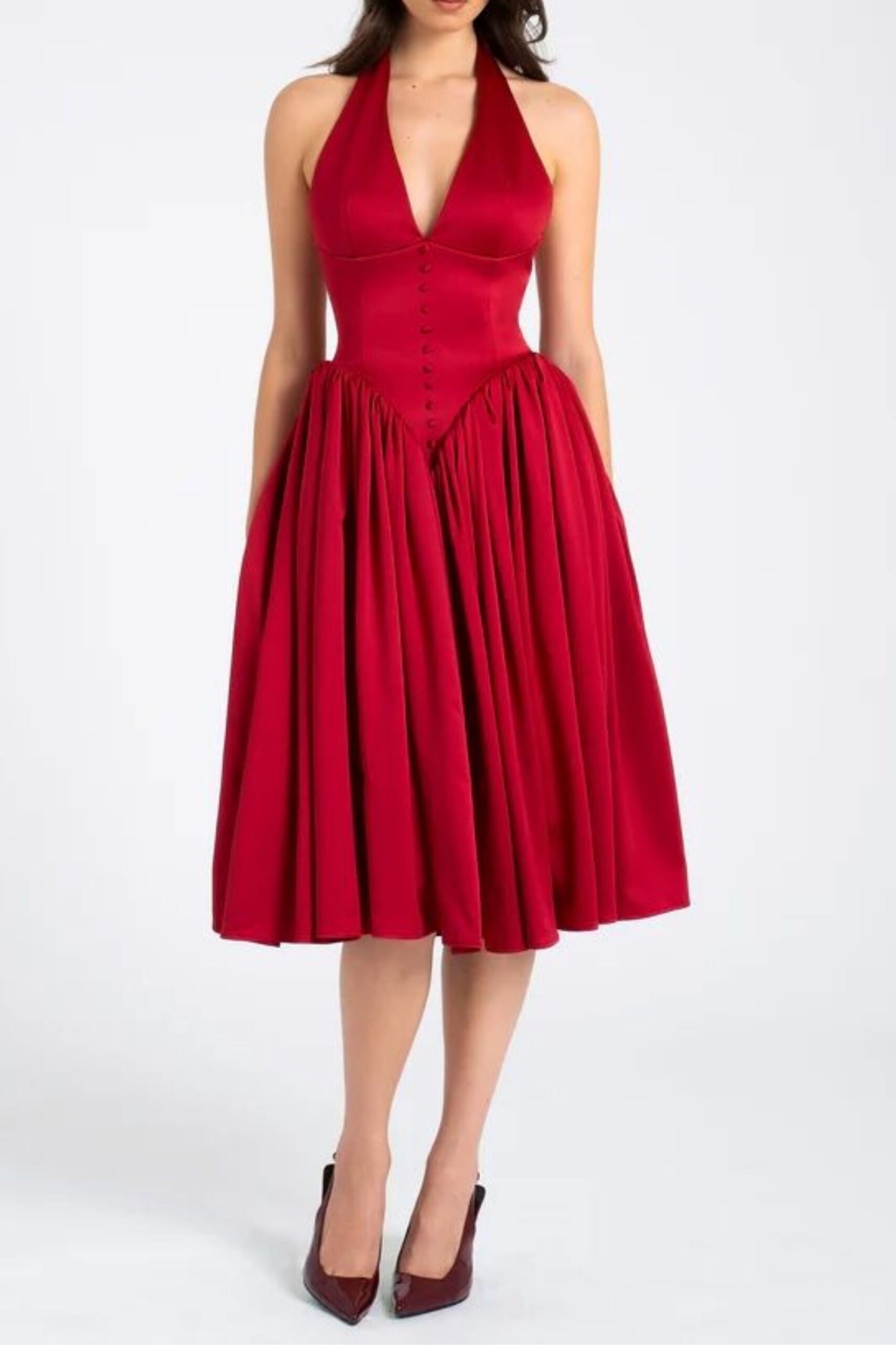 11_34399fea-3a6d-494e-8827-4fde7884cf1d HALTER BACKLESS MIDI DRESS RED DATE NIGHT