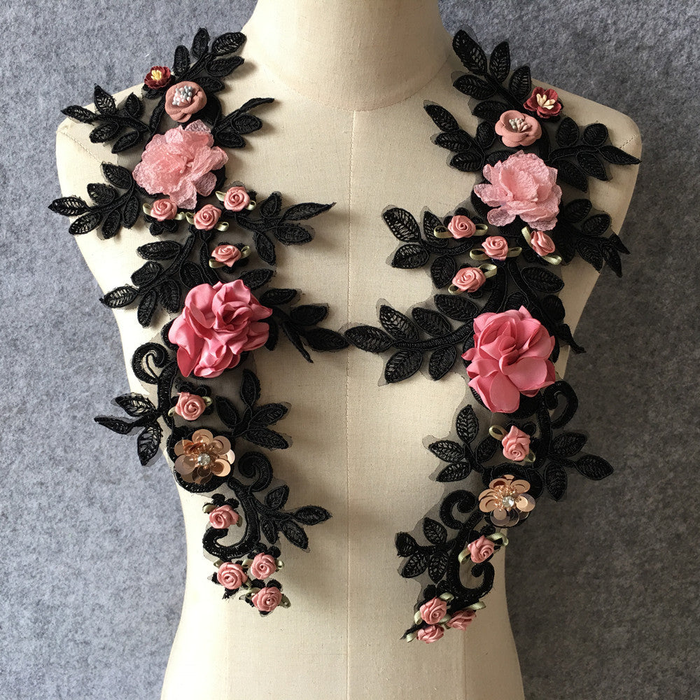 12779201541_297466099 LACE COLLAR & ROSE GOWN ACCESSORIES, WHOLESALE