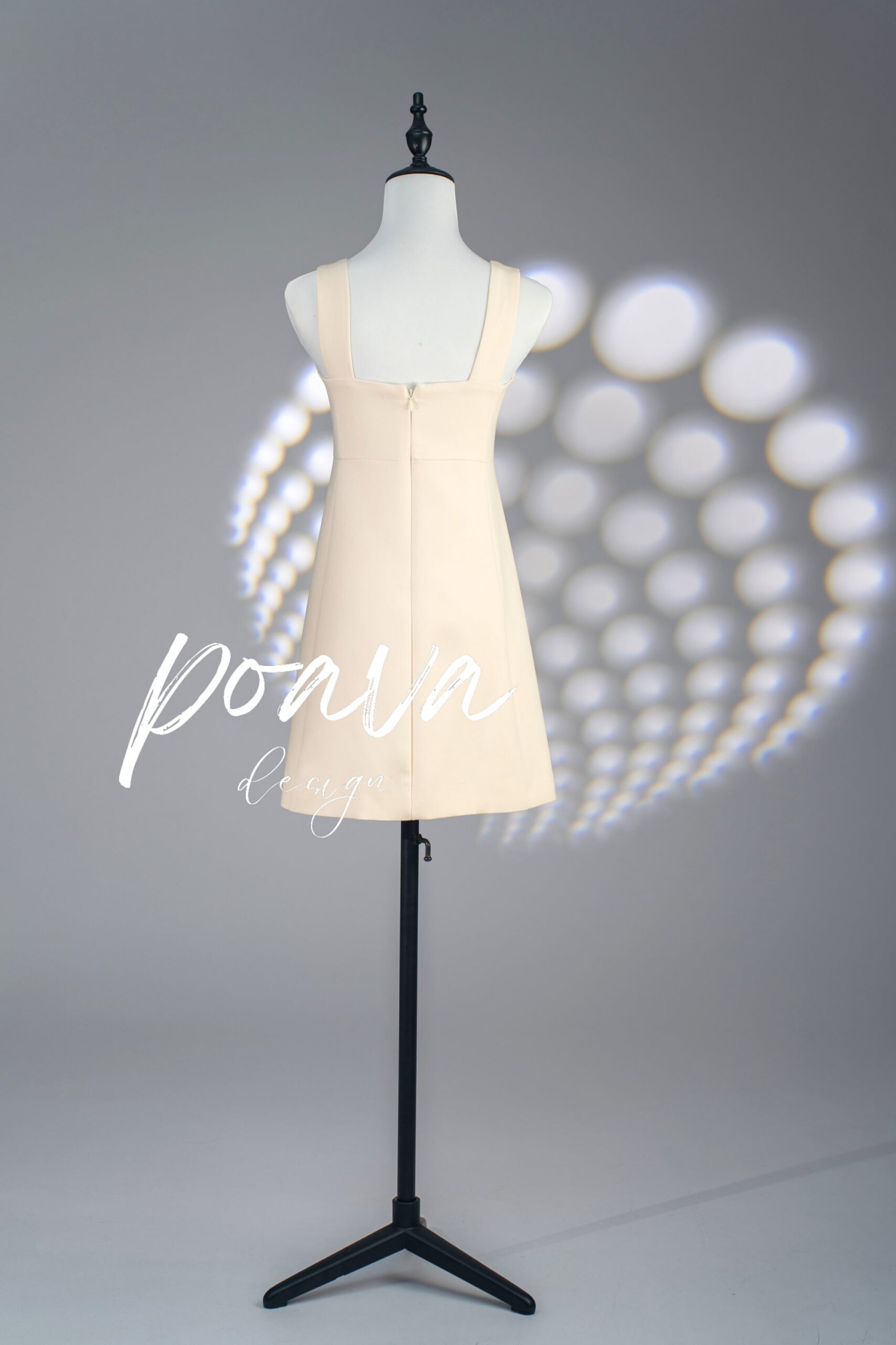 EMBELLISHED YELLOW A-LINE MINI DRESS FOR PARTY