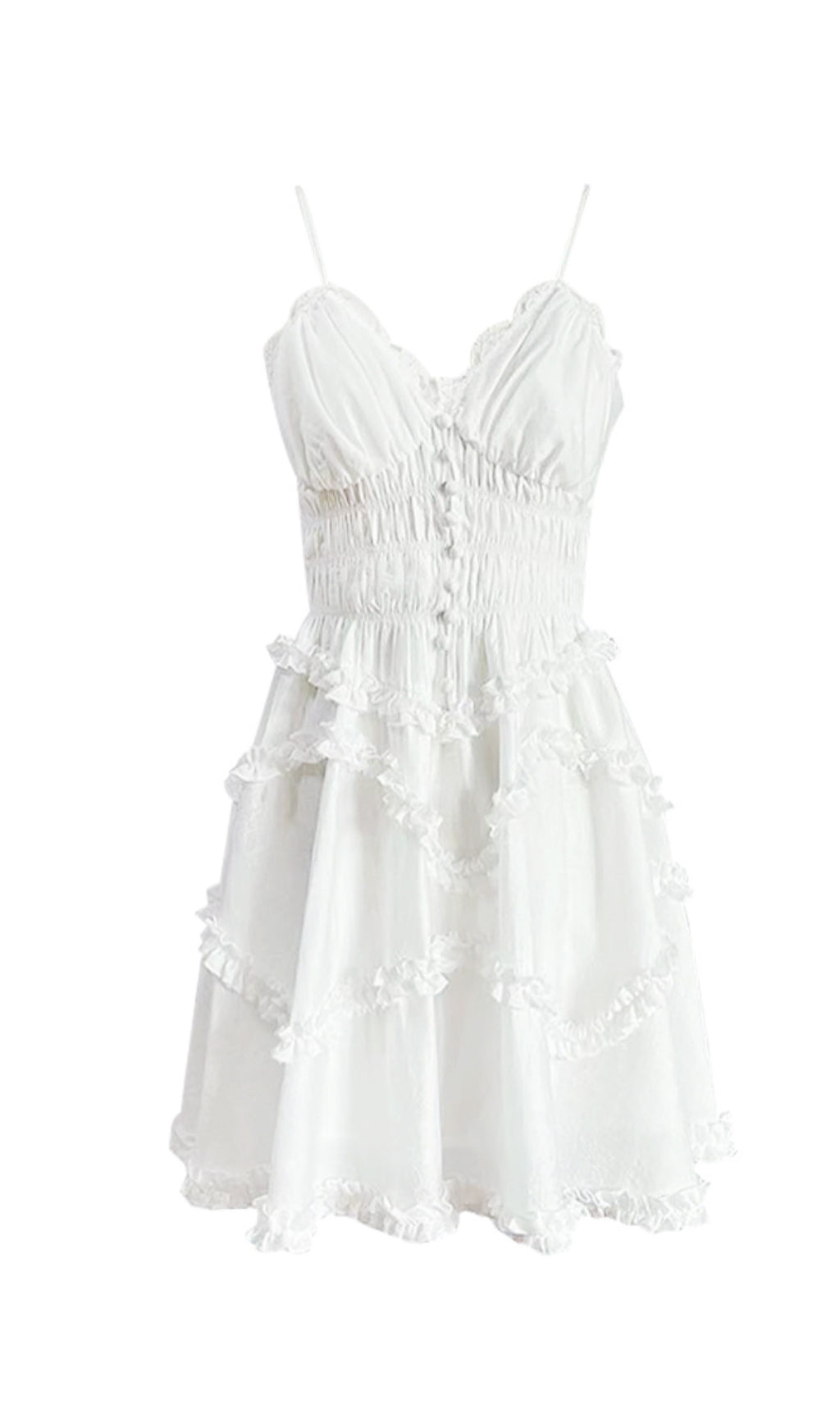 SEXY WHITE BACKLESS STRAP MINI DRESS FOR PARTY