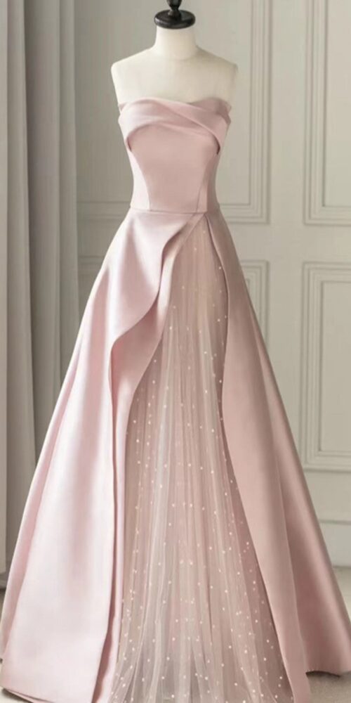 sleeveless embellished maxi dress in pink