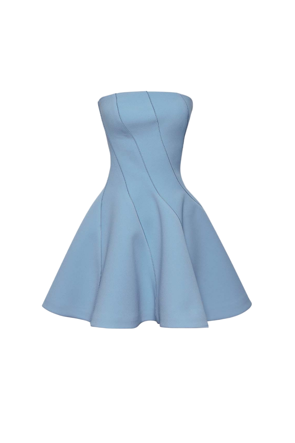 NATIVIDAD OFF-SHOULDER MINI DRESS BLUE