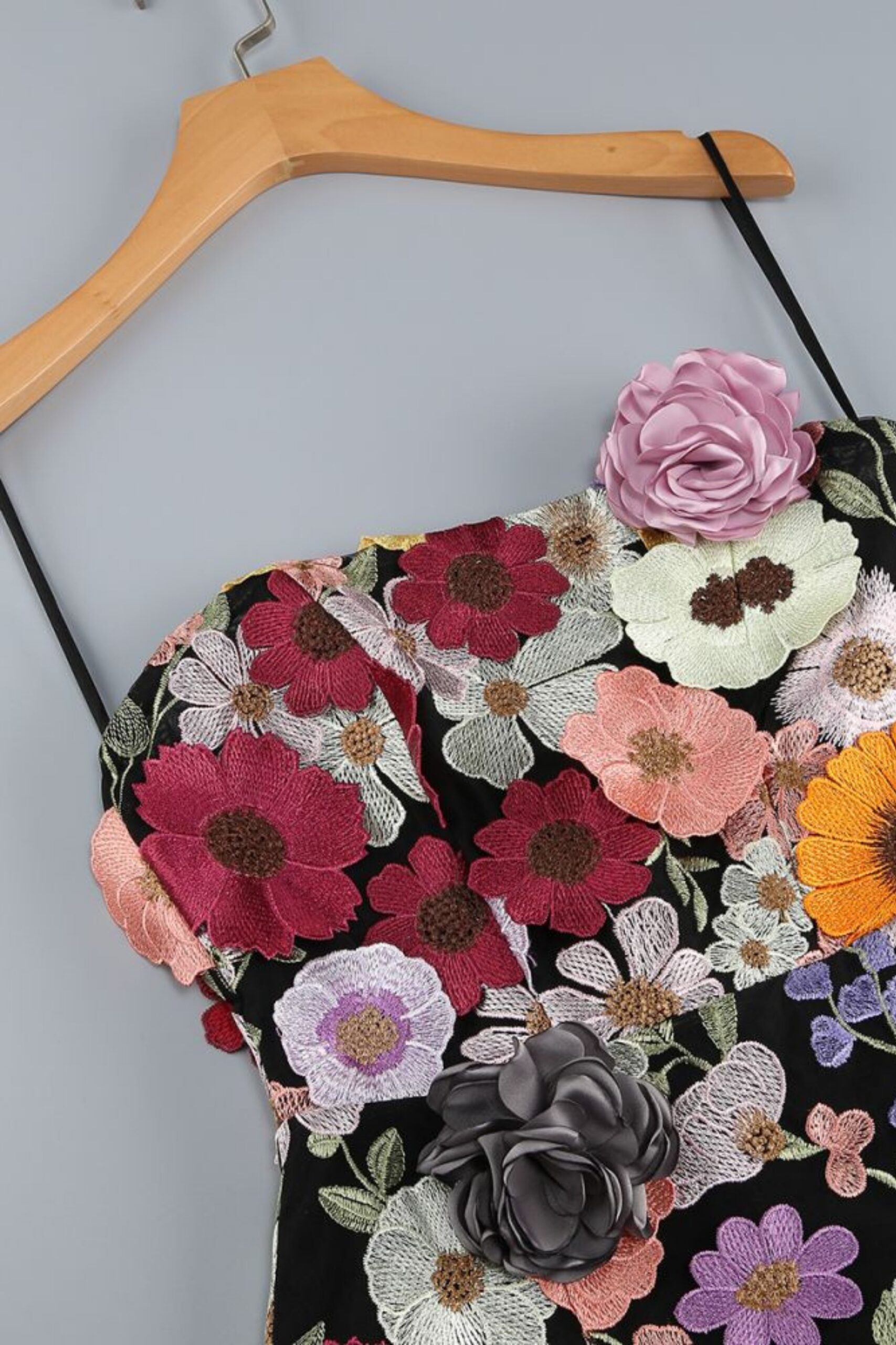 FLORAL STRAPLESS MINI DRESS FOR SUMMER PARTIES
