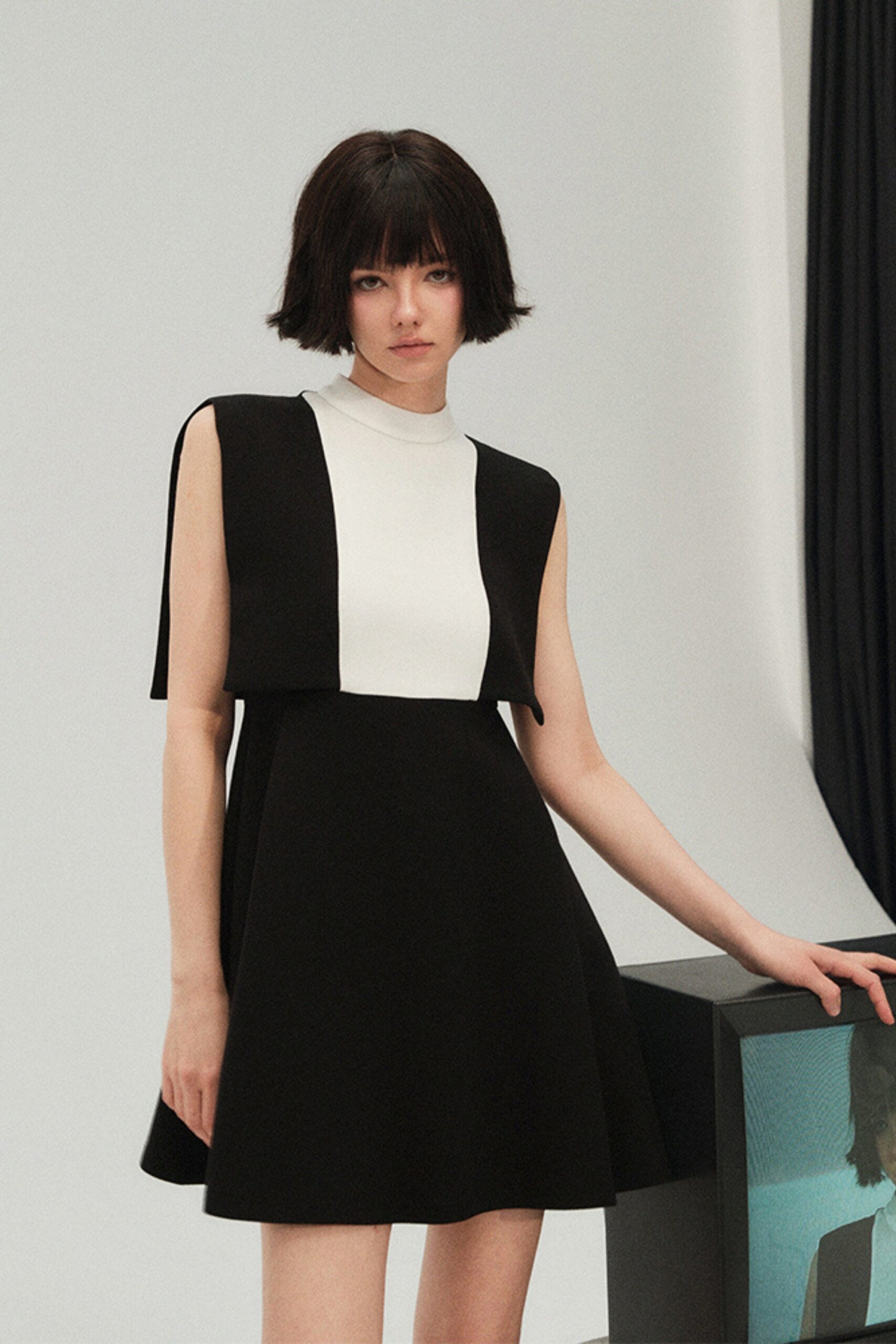 BLACK STRAPLESS MINI DRESS, PARTY BODYCON