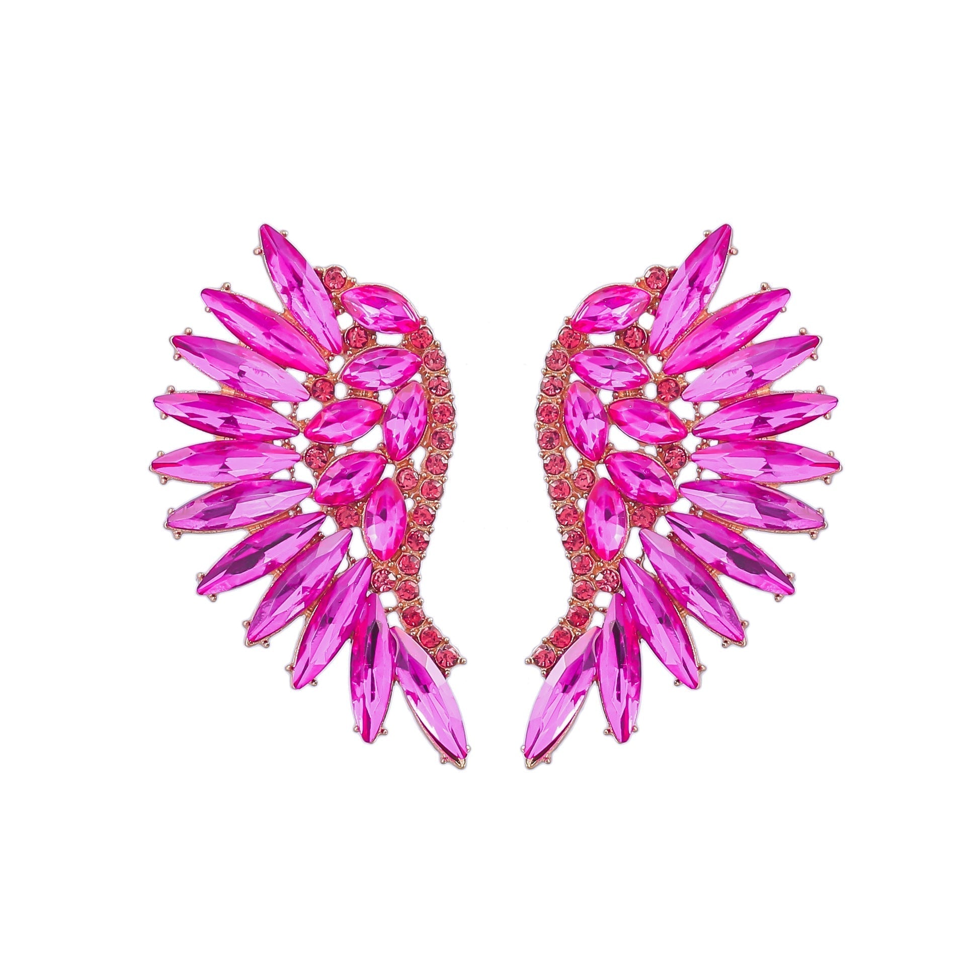 RAINBOW CRYSTAL DROP EARRINGS FOR PARTY