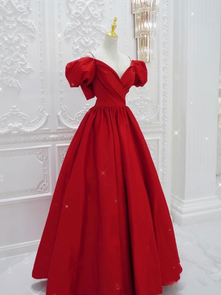 13_aa7d6a7b-a7a4-4ed4-902e-7bf57d226895 RED SATIN V-NECK MAXI DRESS FOR EVENTS