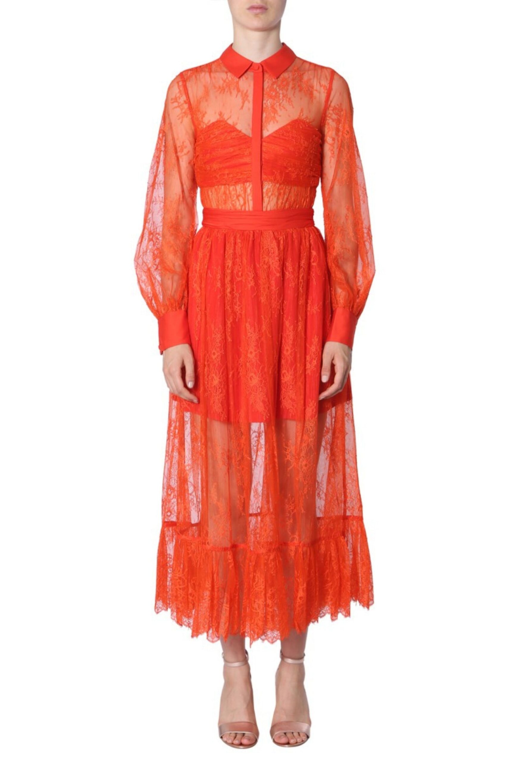 LONG SLEEVE LACE DRESS FOR WEDDING GUEST