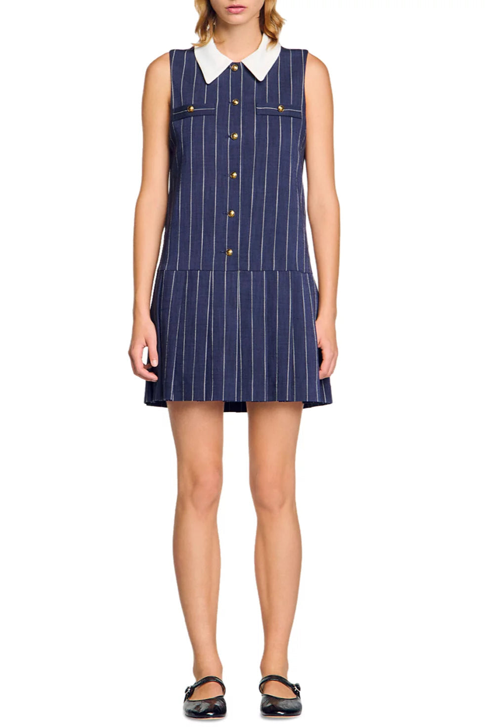 14504596_fpx STRIPED NAVY BLUE MINI DRESS FOR PARTY