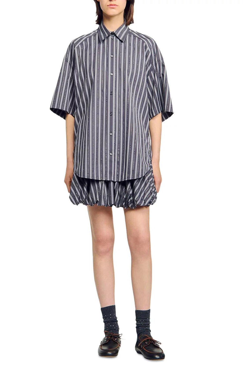 14836898_fpx OVERSIZED STRIPED RHINESTONE PARTY SHIRT GREY