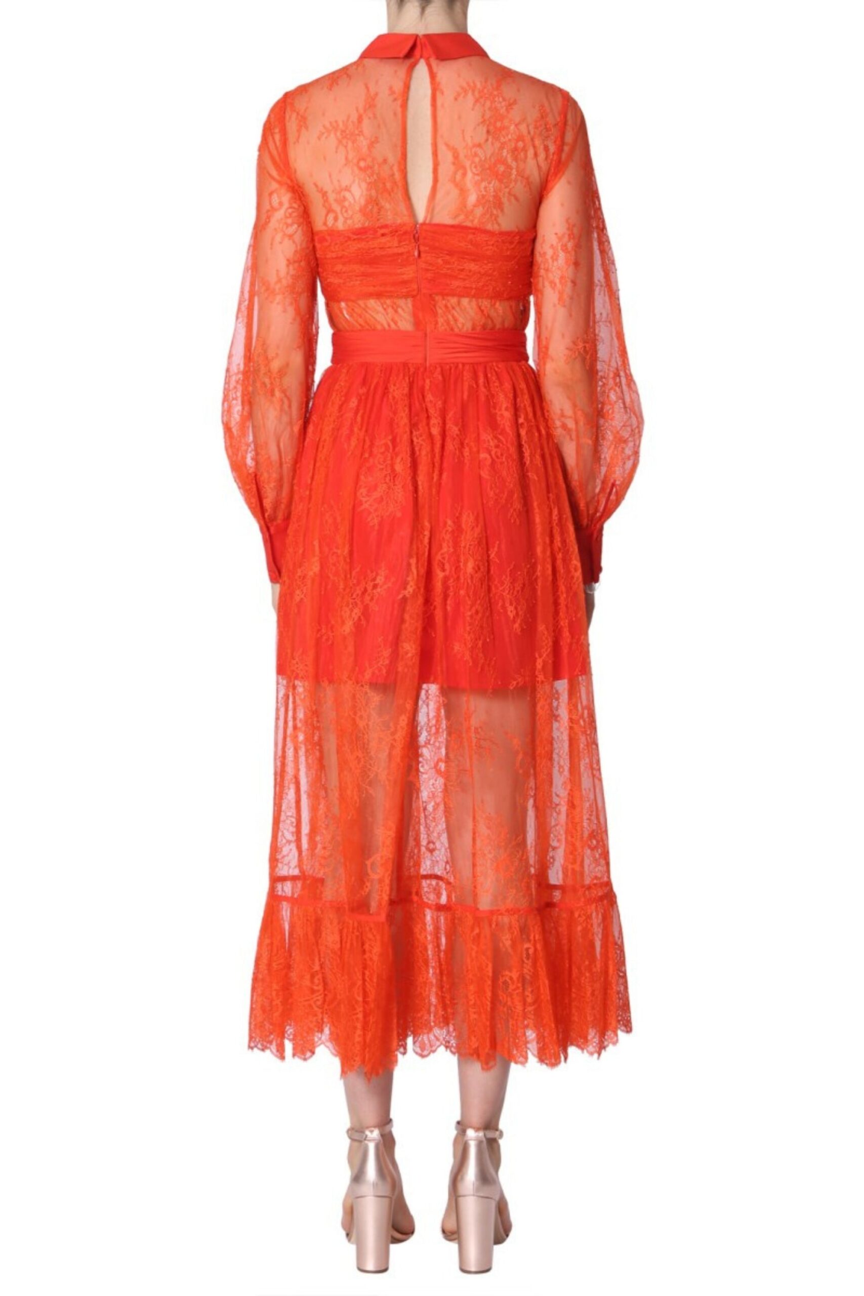 LONG SLEEVE LACE DRESS FOR WEDDING GUEST