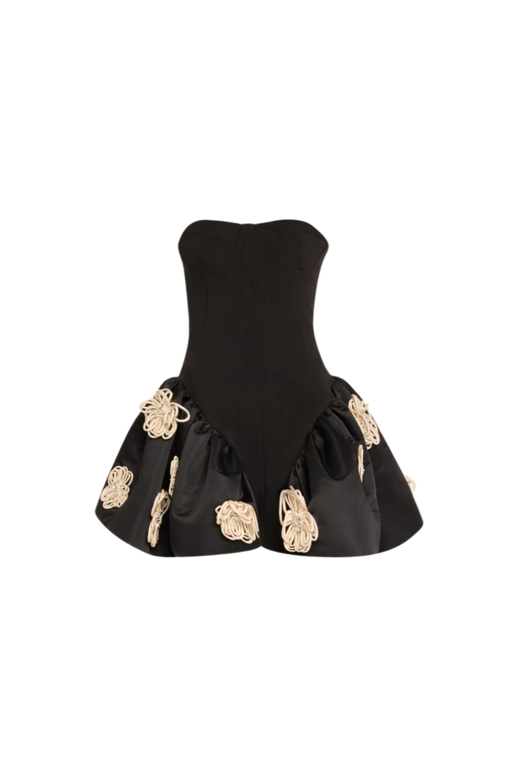 FLORAL BANDAGE MINI DRESS FOR PARTY