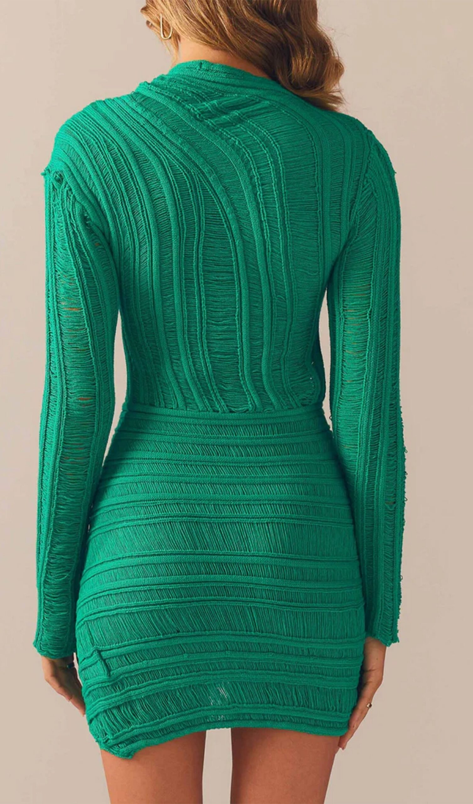 HOLLOW OUT MINI DRESS FOR PARTY NIGHT