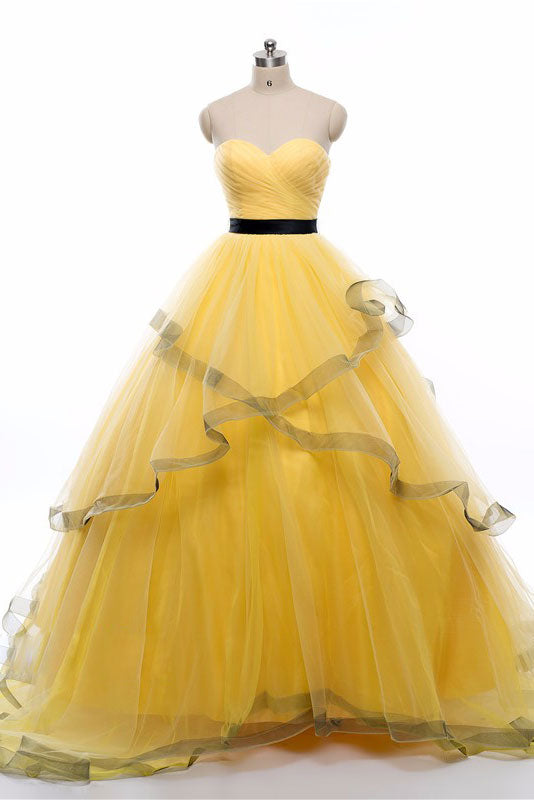 165_7bbbe613-cefc-436e-8dbd-efddd58fd60b YELLOW SWEETHEART TULLE MAXI PROM DRESS