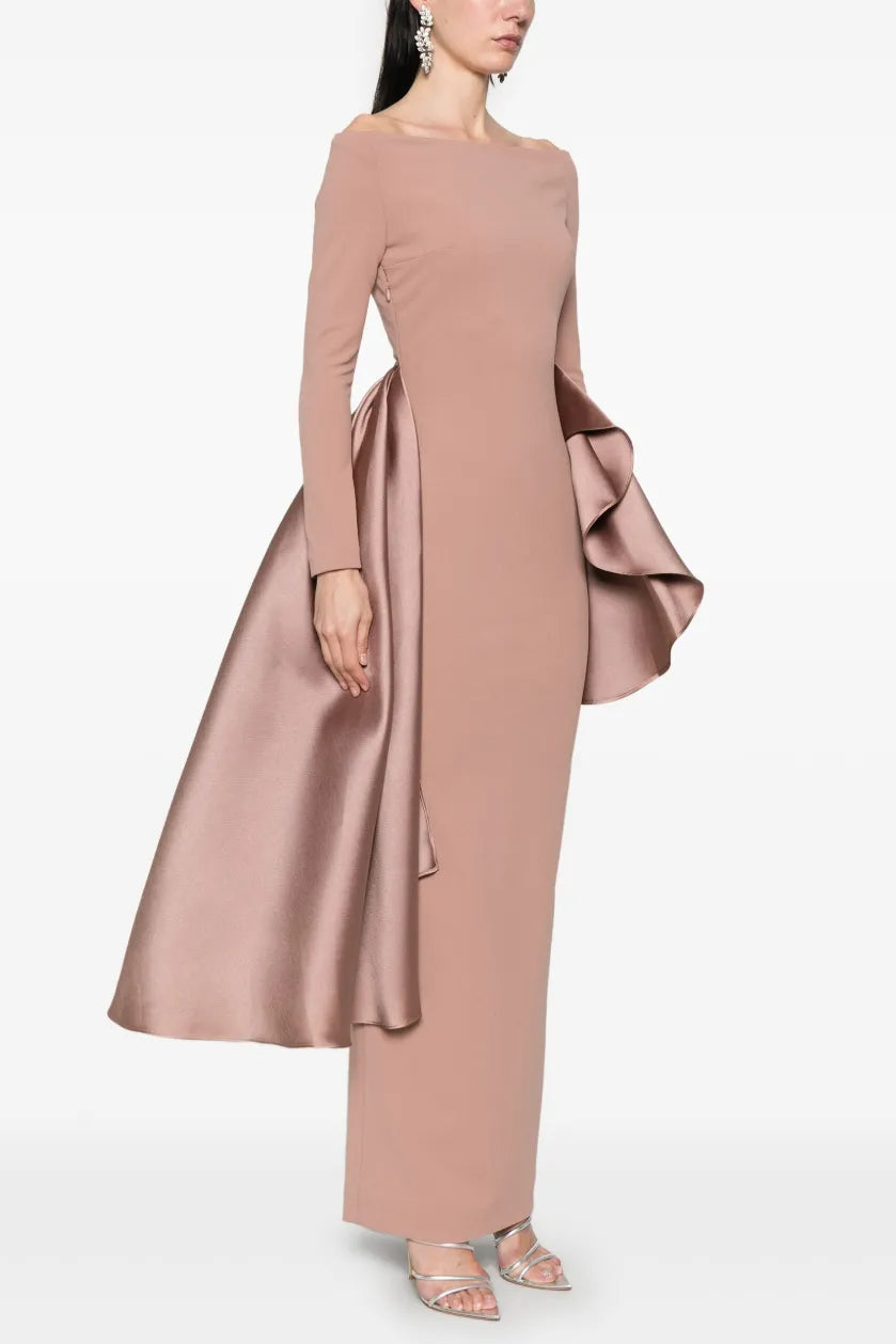 MIRANDA RUFFLE MAXI DRESS FOR WEDDING GUEST