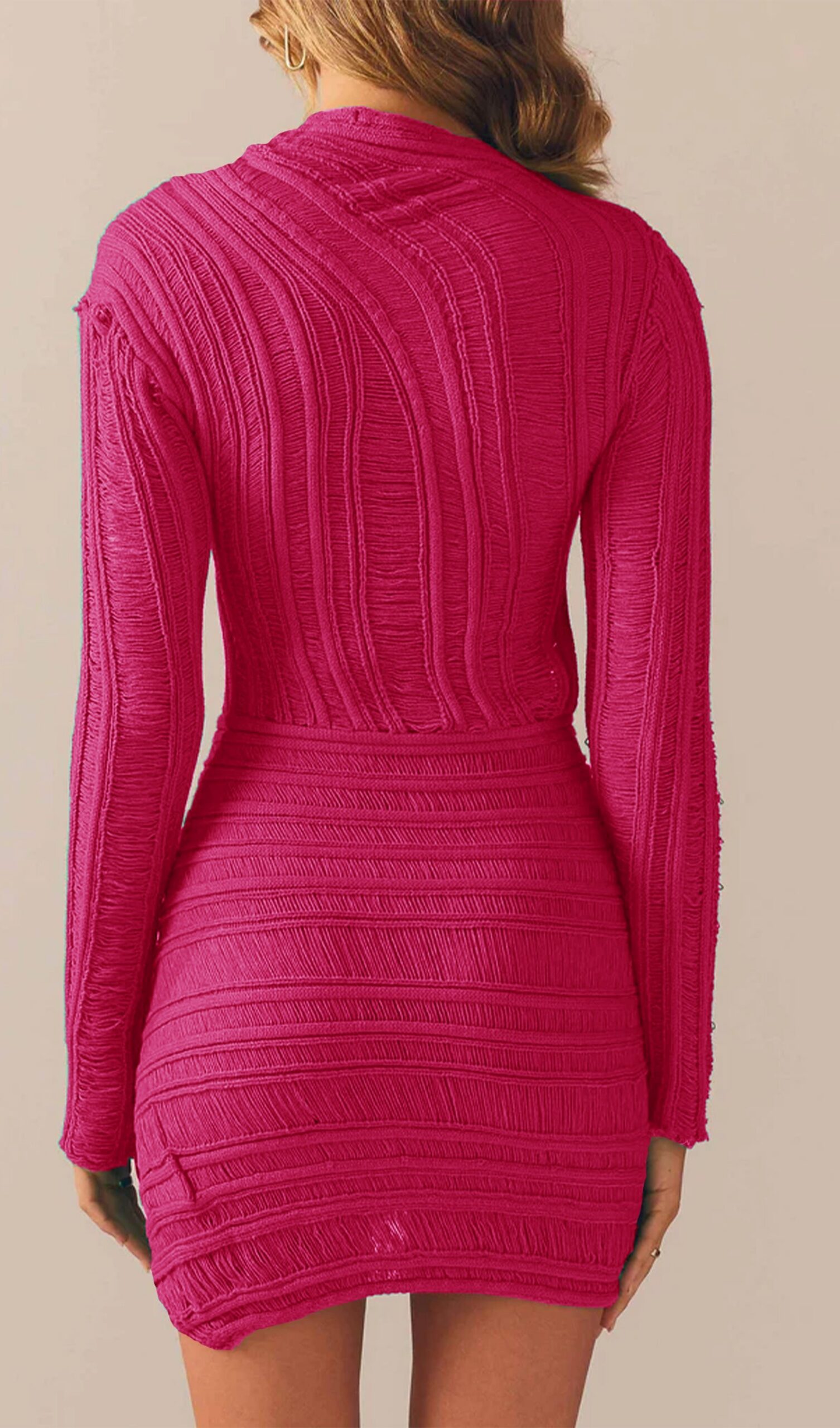HOLLOW OUT MINI DRESS FOR PARTY NIGHT